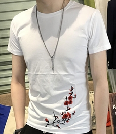 市场上装-T恤-时尚男装t恤