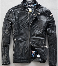 市场上装-皮衣-时尚男装皮衣