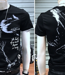 市场上装-T恤-时尚男装t恤