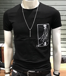 市场上装-T恤-时尚男装t恤