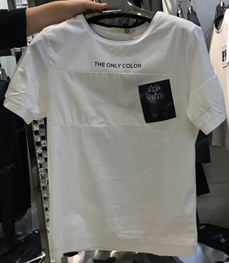 市场上装-T恤-（实拍）休闲男装t恤