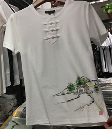 市场上装-T恤-（实拍）时尚男装t恤