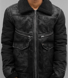 市场上装-皮衣-时尚男装皮衣