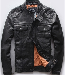 市场上装-皮衣-时尚男装皮衣