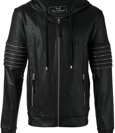 市场上装-皮衣-休闲男装中长外套