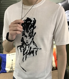 市场上装-T恤-时尚男装t恤