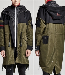 市场上装-中长外套-时尚男装中长外套