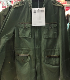 市场上装-中长外套-（实拍）时尚男装中长外套