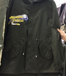 市场上装-中长外套-（实拍）时尚男装中长外套