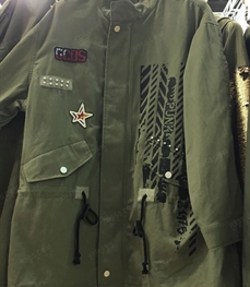 市场上装-中长外套-（实拍）时尚男装中长外套