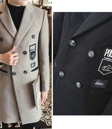 市场上装-中长外套-时尚男装中长外套