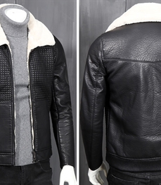 市场上装-皮衣-时尚男装皮衣