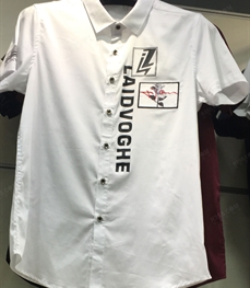 市场上装-衬衫-（实拍）时尚男装衬衫