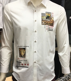 市场上装-衬衫-（实拍）时尚男装衬衫