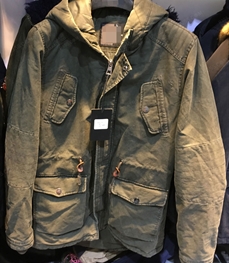 市场上装-中长外套-（实拍）时尚男装中长外套