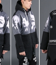 市场上装-中长外套-时尚男装中长外套