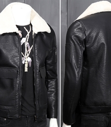 市场上装-皮衣-时尚男装皮衣