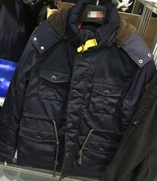 市场上装-棉衣/羽绒服-（实拍）时尚商务棉服