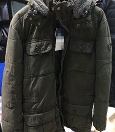 市场上装-棉衣/羽绒服-（实拍）时尚商务棉服