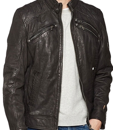 市场上装-皮衣-时尚男装皮衣