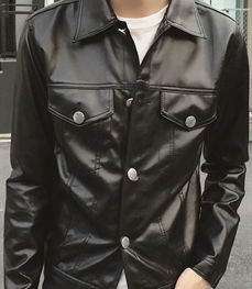 市场上装-皮衣-休闲男装皮衣
