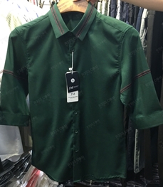 市场上装-衬衫-（实拍）时尚男装衬衫