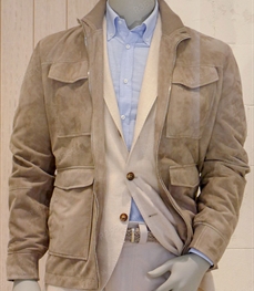 市场上装-皮衣-（实拍）时尚商务皮衣