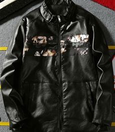 市场上装-皮衣-休闲男装皮衣