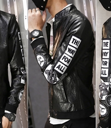 市场上装-皮衣-休闲男装皮衣