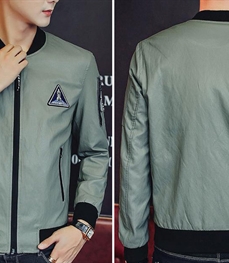 市场上装-皮衣-时尚男装皮衣