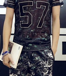 市场上装-套装-休闲男装套装