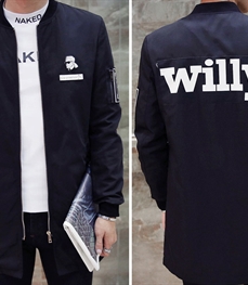 市场上装-中长外套-时尚男装中长外套