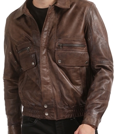 市场上装-皮衣-时尚商务皮衣