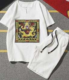 市场上装-套装-休闲男装套装