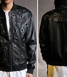 市场上装-皮衣-休闲男装皮衣