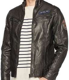 市场上装-皮衣-时尚男装皮衣