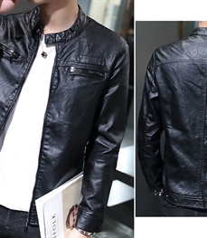 市场上装-皮衣-时尚男装皮衣