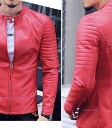 市场上装-皮衣-时尚男装皮衣