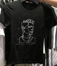 市场上装-T恤-（实拍）时尚男装t恤