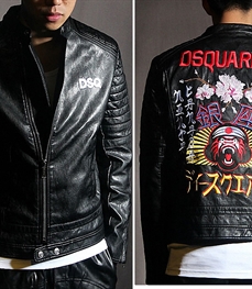 市场上装-皮衣-休闲男装皮衣