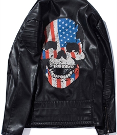 市场上装-皮衣-休闲男装皮衣