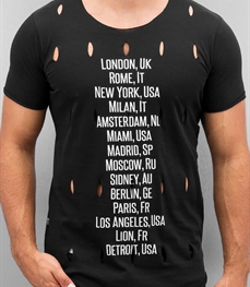 市场上装-T恤-时尚男装t恤