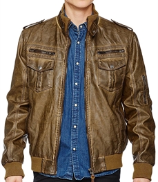 市场上装-皮衣-时尚男装皮衣