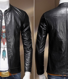 市场上装-皮衣-时尚男装皮衣