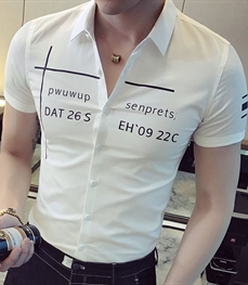 市场上装-衬衫-时尚男装衬衫