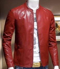 市场上装-皮衣-时尚男装皮衣