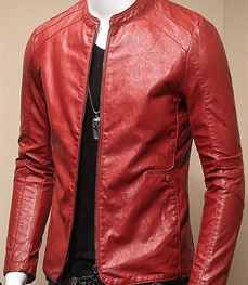 市场上装-皮衣-时尚男装皮衣