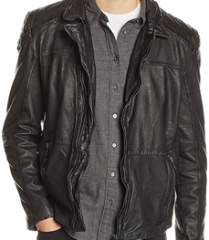 市场上装-皮衣-时尚男装皮衣