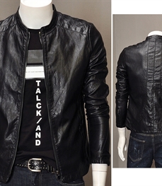市场上装-皮衣-时尚男装皮衣