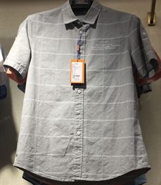 市场上装-衬衫-（实拍）休闲男装衬衫